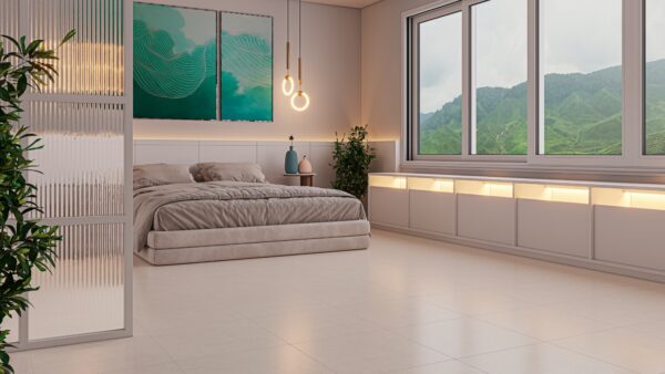 BEIGE 45.5X45.5 Brillante