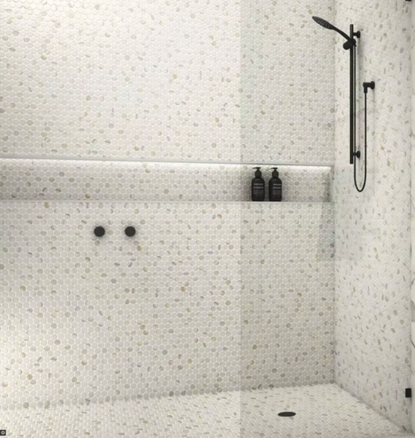 CIRCLE GLOSSY CALACATTA 31X31 BRILLANTE