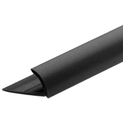 GUARDACANTO PVC NEGRO 10*24*2500mm