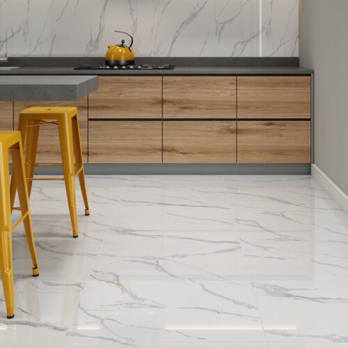 MILANO 74.5X74.5 Púlido, Símil mármol Blanco