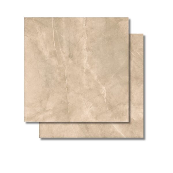 PERLINO CARAMEL PERLINO CAMEL 74.5X74.5 Púlido, Símil mármol beige