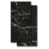 VALENTINO 56X113 Púlido, Símil mármol Negro con Dorado