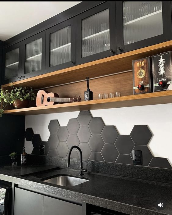 OPAL BLACK 28X33 SATINADO